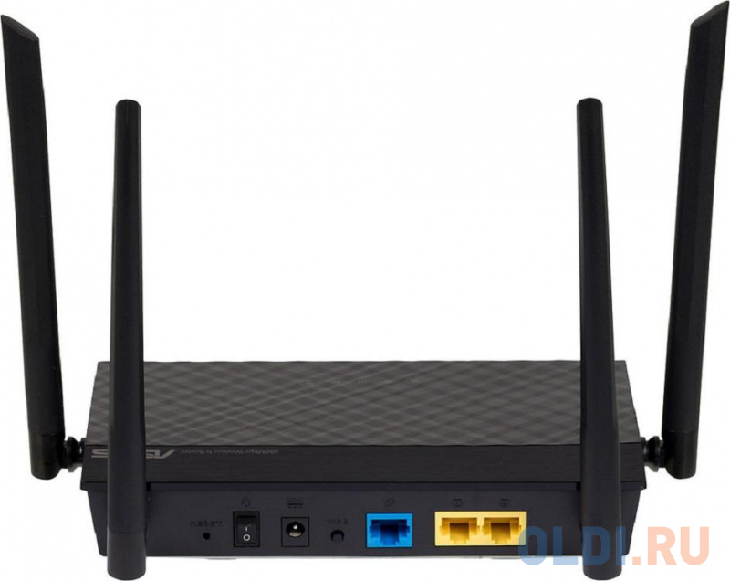 Маршрутизатор ASUS RT-N19  N600 1xWAN, 2xLAN, 802.11bgn, 600 Мбит/с, 4x ext Antenna фото