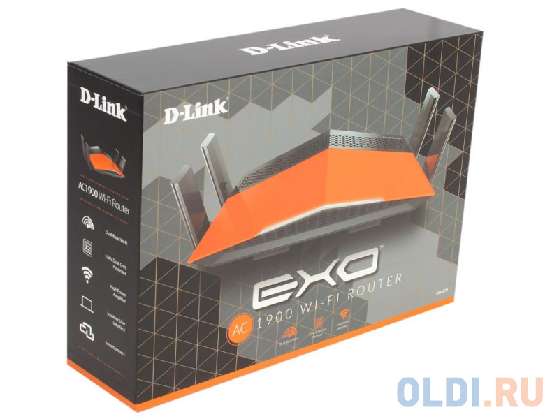 

Маршрутизатор D-Link DIR-879/A1A Беспроводной двухдиапазонный гигабитный маршрутизатор AC1900