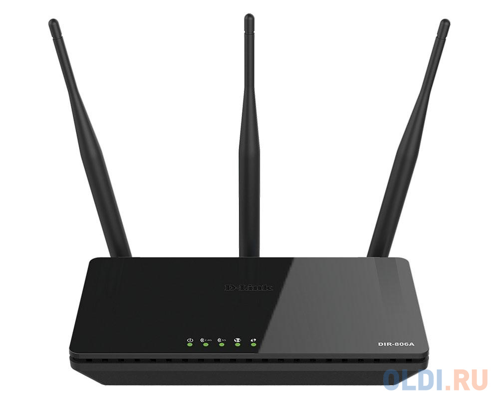 Маршрутизатор D-Link Wireless  AC Dual Band Router, AC750  with 1 10/100Base-TX WAN port, 4 10/100Base-TX LAN ports DIR-806A/RU/B1A - фото 1