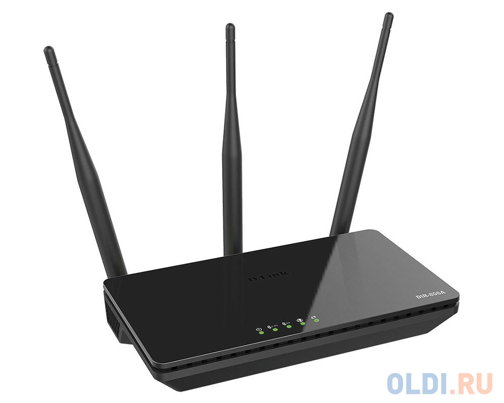 Маршрутизатор D-Link Wireless  AC Dual Band Router, AC750  with 1 10/100Base-TX WAN port, 4 10/100Base-TX LAN ports от OLDI