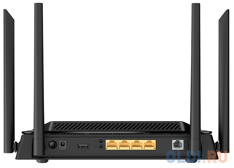 Маршрутизатор D-Link DSL-245GR/R1A Беспроводной двухдиапазонный маршрутизатор VDSL2 с поддержкой ADSL2+/3G/LTE/Ethernet WAN и USB-портом фото
