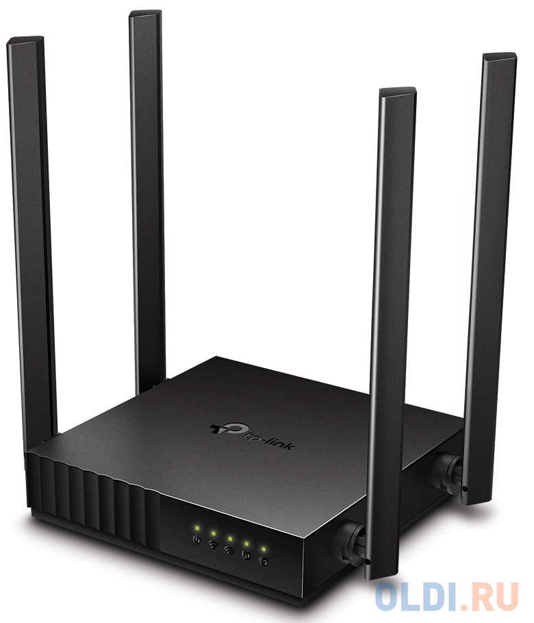 Wi-Fi роутер TP-LINK ARCHER C54 802.11abgnac 1167Mbps 2.4 ГГц 5 ГГц 4xLAN черный фото