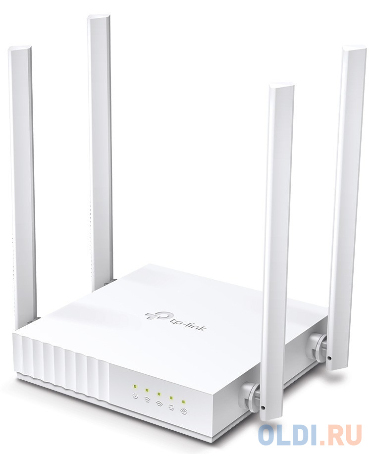 Wi-Fi роутер TP-LINK Archer C24 802.11abgnac 733Mbps 2.4 ГГц 5 ГГц 4xLAN белый фото