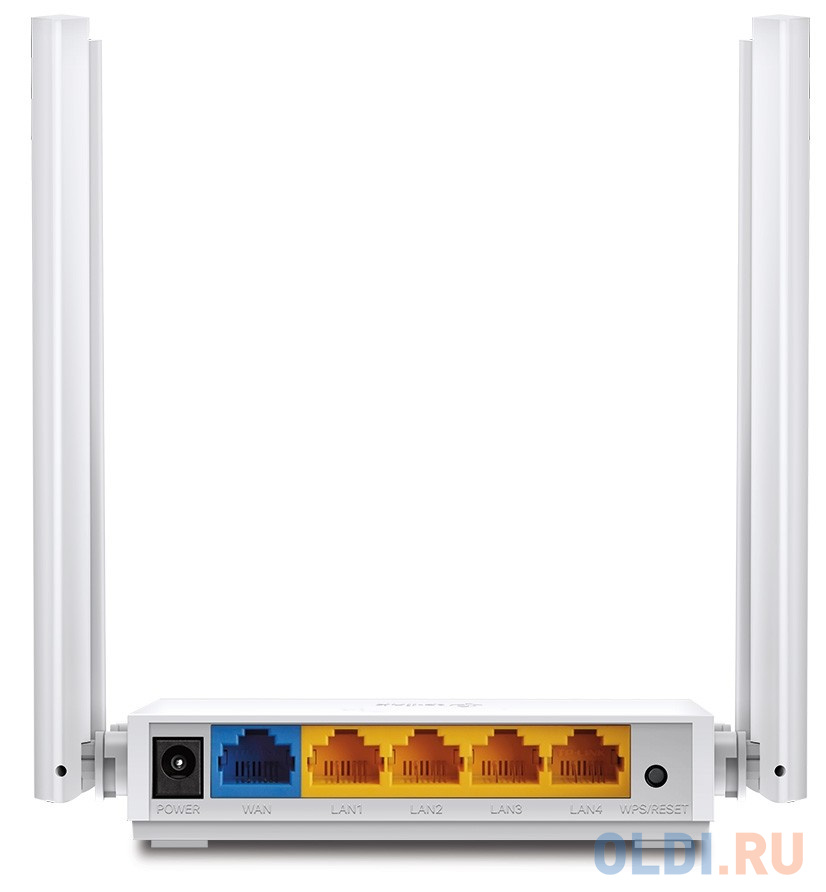 Wi-Fi роутер TP-LINK Archer C24 802.11abgnac 733Mbps 2.4 ГГц 5 ГГц 4xLAN белый фото