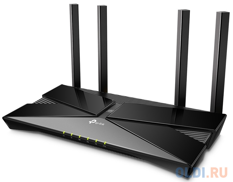Wi-Fi роутер TP-LINK Archer AX50 802.11ax 3000Mbps 2.4 ГГц 5 ГГц 4xLAN USB черный фото