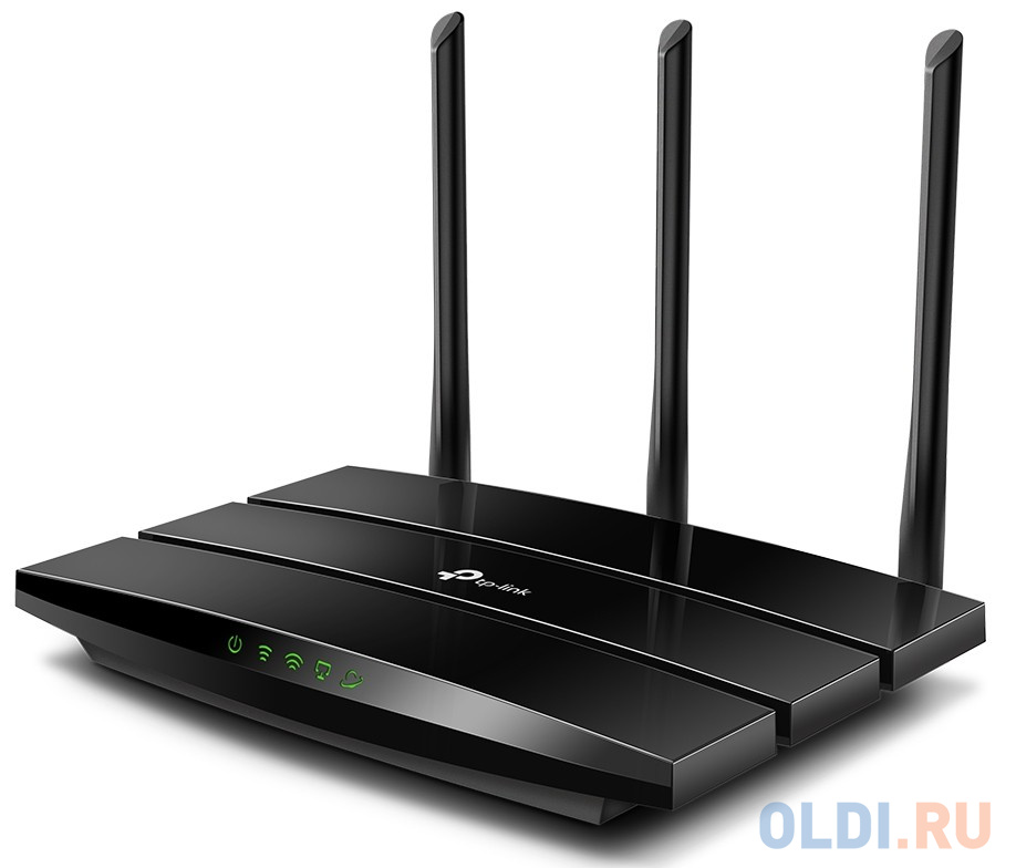 Wi-Fi роутер TP-LINK ARCHER A8 802.11abgnac 1900Mbps 2.4 ГГц 5 ГГц 4xLAN черный - фото 2