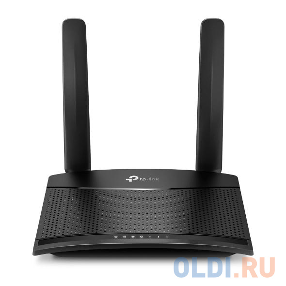 Wi-Fi роутер TP-LINK TL-MR100 802.11bgn 300Mbps 2.4 ГГц 1xLAN черный