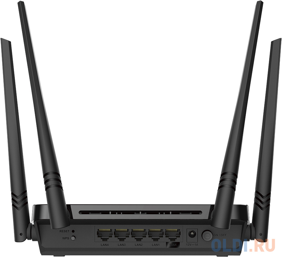 Беспроводной маршрутизатор D-Link DIR-822/RU/E1A 802.11aс 1167Mbps 2.4 ГГц 5 ГГц 4xLAN черный фото