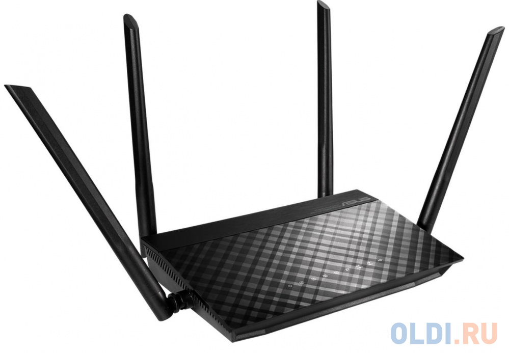 Wi-Fi роутер ASUS RT-AC59U_V2 802.11abgnac 1467Mbps 2.4 ГГц 5 ГГц 4xLAN черный, размер 192 x 30 x 125 мм - фото 3