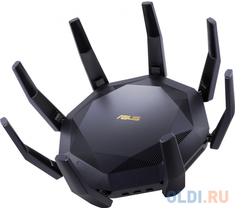 ASUS RT-AX89X //802.11b/g/n/ac/ax, до 1148+4804 бит/c, 2,4 + 5 гГц, 8 антенны, USB, GBT LAN ; 90IG04J1-BM3010 фото