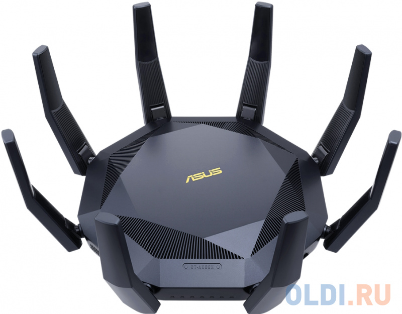 ASUS RT-AX89X //802.11b/g/n/ac/ax, до 1148+4804 бит/c, 2,4 + 5 гГц, 8 антенны, USB, GBT LAN ; 90IG04J1-BM3010 фото