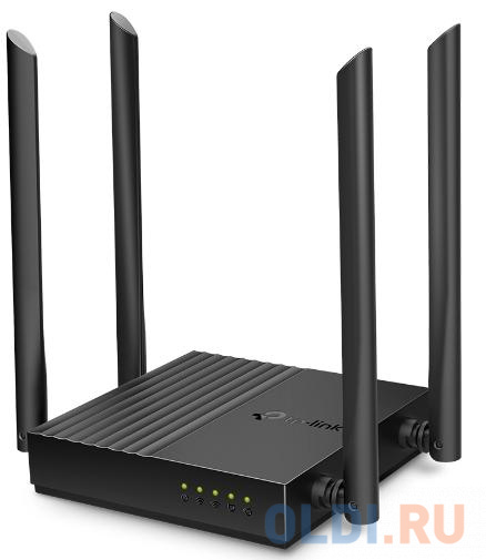Wi-Fi роутер TP-LINK ARCHER C64 802.11abgnac 1167Mbps 2.4 ГГц 5 ГГц 4xLAN черный, размер 120 х 120 х 27,9 мм - фото 2