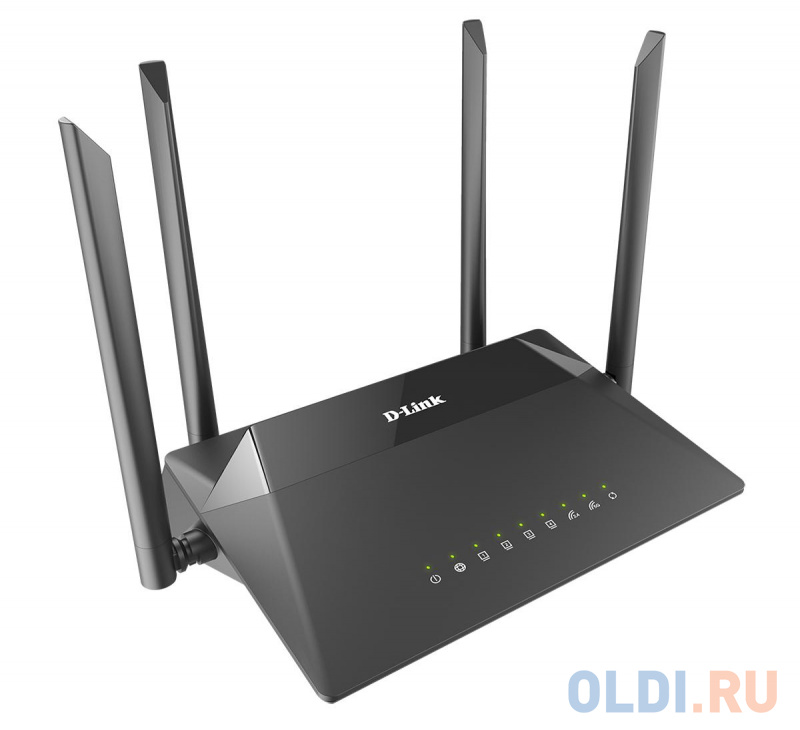 Беспроводной маршрутизатор D-Link DIR-842/RU/R4A 802.11abgnac 1167Mbps 2.4 ГГц 5 ГГц 4xLAN черный фото