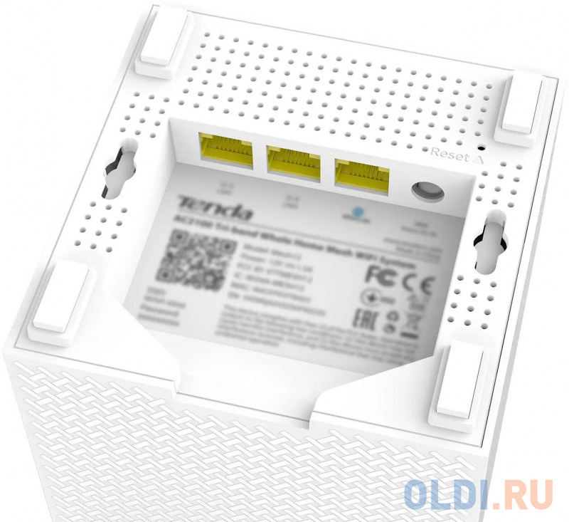 Wi-Fi система Tenda Nova MW12 (2-pack) 802.11aс 1734Mbps 2.4 ГГц 5 ГГц 3xLAN белый фото