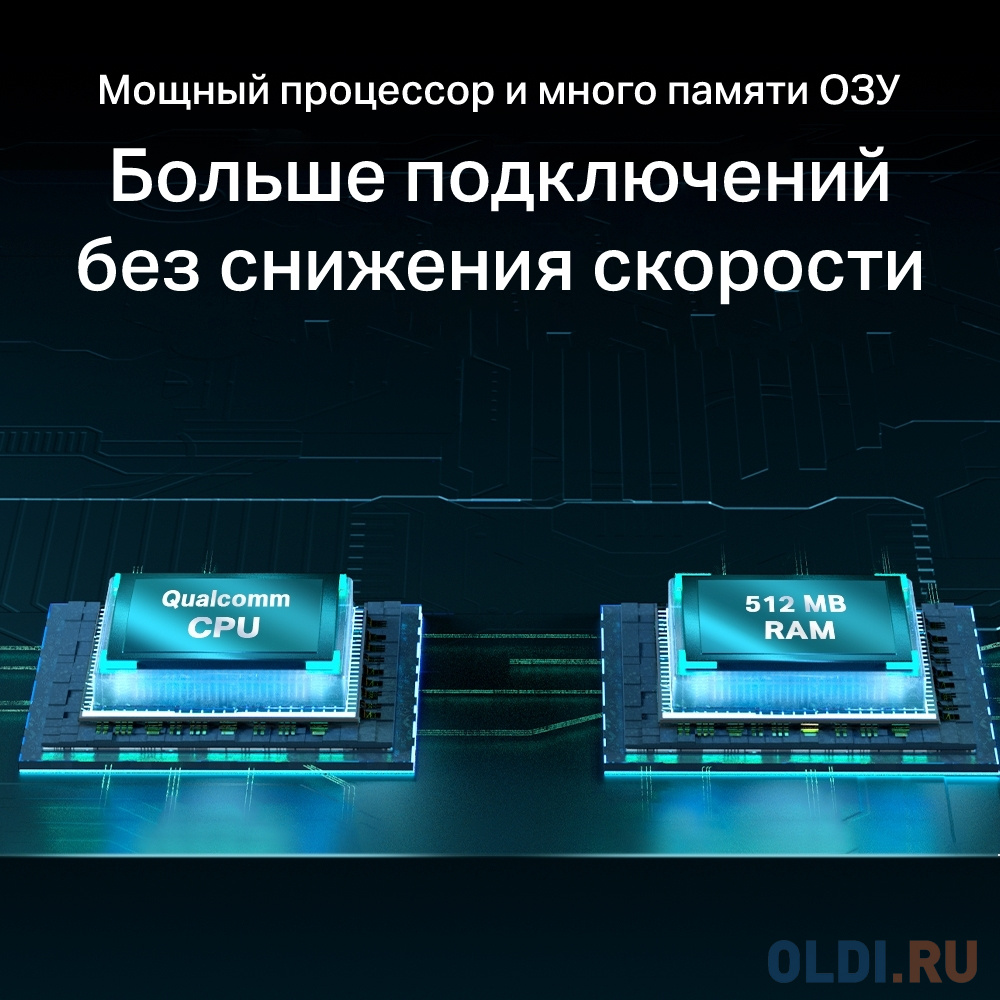 Wi-Fi роутер TP-LINK Archer AX55 802.11abgnacax 2976Mbps 2.4 ГГц 5 ГГц 4xLAN черный фото