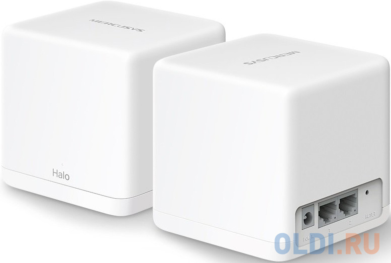 Бесшовный Mesh роутер Mercusys Halo H30G(2-pack) AC1300 10/100/1000BASE-TX белый (упак.:2шт) фото