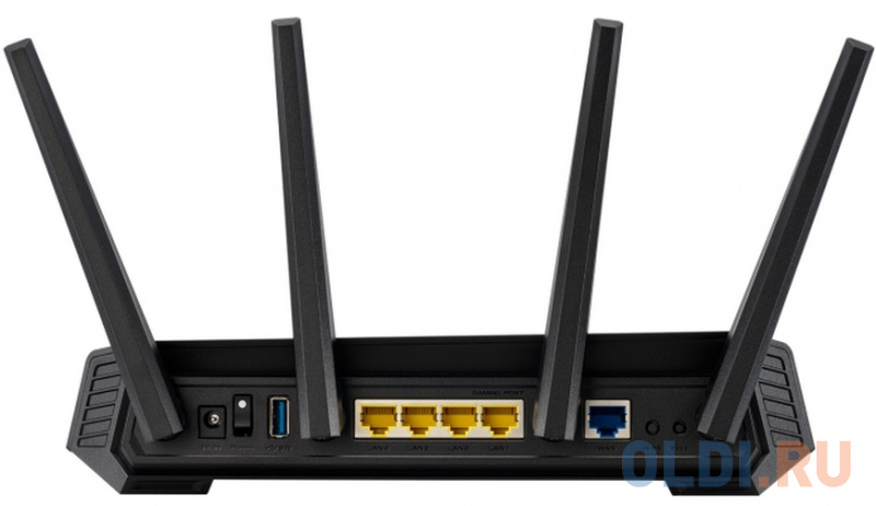 Беспроводной маршрутизатор ASUS ROG Strix GS-AX3000 802.11ax 2400Mbps 5 ГГц 2.4 ГГц 4xLAN USB черный фото