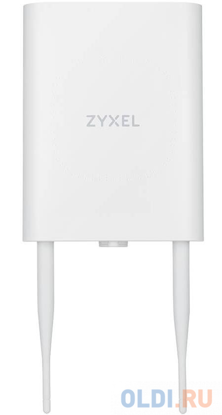 Zyxel Zyxel NebulaFlex NWA55AXE hybrid outdoor access point, 802.11a / b / g / n / ac / ax (2.4 and 5 GHz), external 2x2 antennas (included), up to 57 skynet кабель ftp outdoor 4x2x0 51 на тросу медный fluke test кат 5e однож 305 м [csp ftp 4 cu outr]