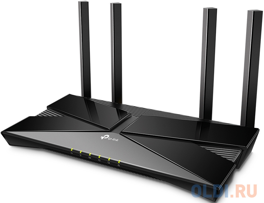 Wi-Fi роутер TP-LINK Archer AX53 802.11ax 2400Mbps 2.4 ГГц 5 ГГц 4xLAN LAN черный фото
