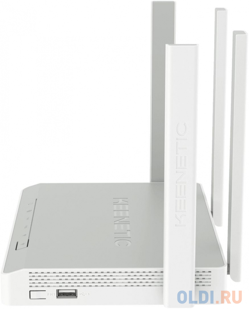Wi-Fi роутер Keenetic KN-3810 802.11ax 1200Mbps 2.4 ГГц 5 ГГц 3xLAN USB USB 3.2 белый фото
