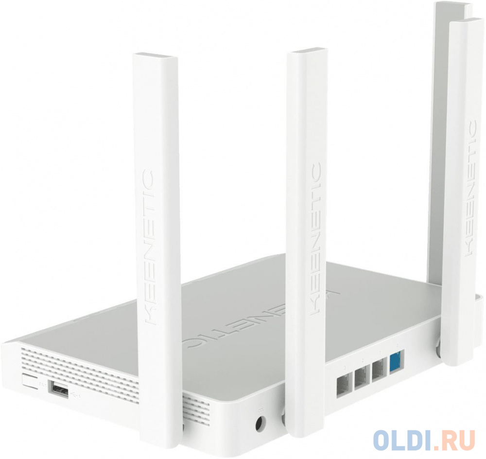 Wi-Fi роутер Keenetic KN-3810 802.11ax 1200Mbps 2.4 ГГц 5 ГГц 3xLAN USB USB 3.2 белый фото