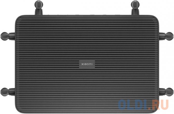 Беспроводной маршрутизатор Xiaomi Mi Router AX3200 802.11ax 2400Mbps 2.4 ГГц 5 ГГц 3xLAN черный DVB4314GL фото