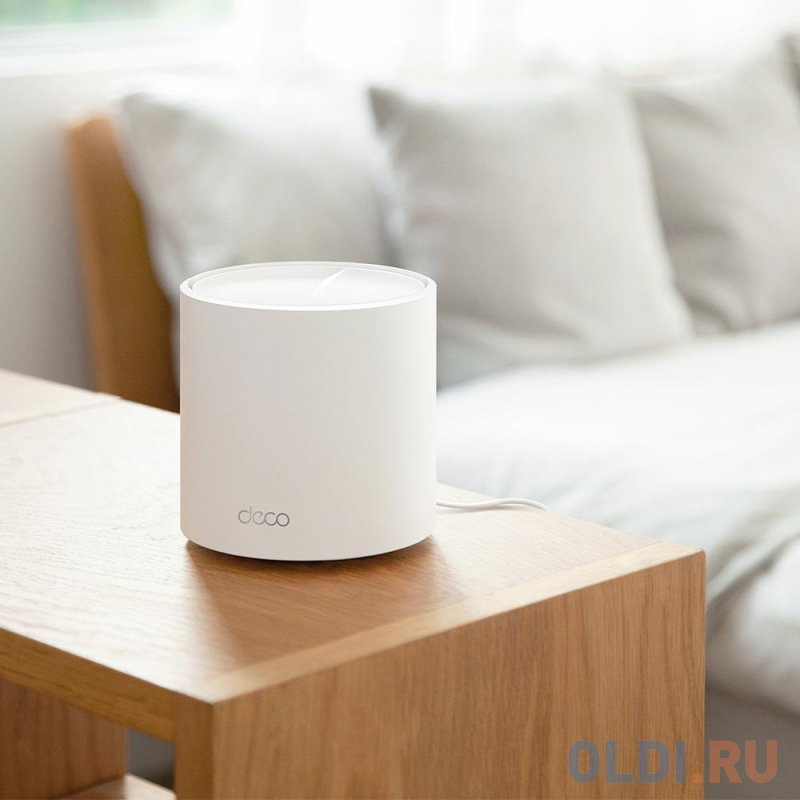AX3000 Whole Home Mesh Wi-Fi 6 UnitSPEED: 574 Mbps at 2.4 GHz + 2402 Mbps at 5 GHzSPEC: 2? Internal Antennas, 3? Gigabit Ports (WAN/LAN auto-sensing), фото