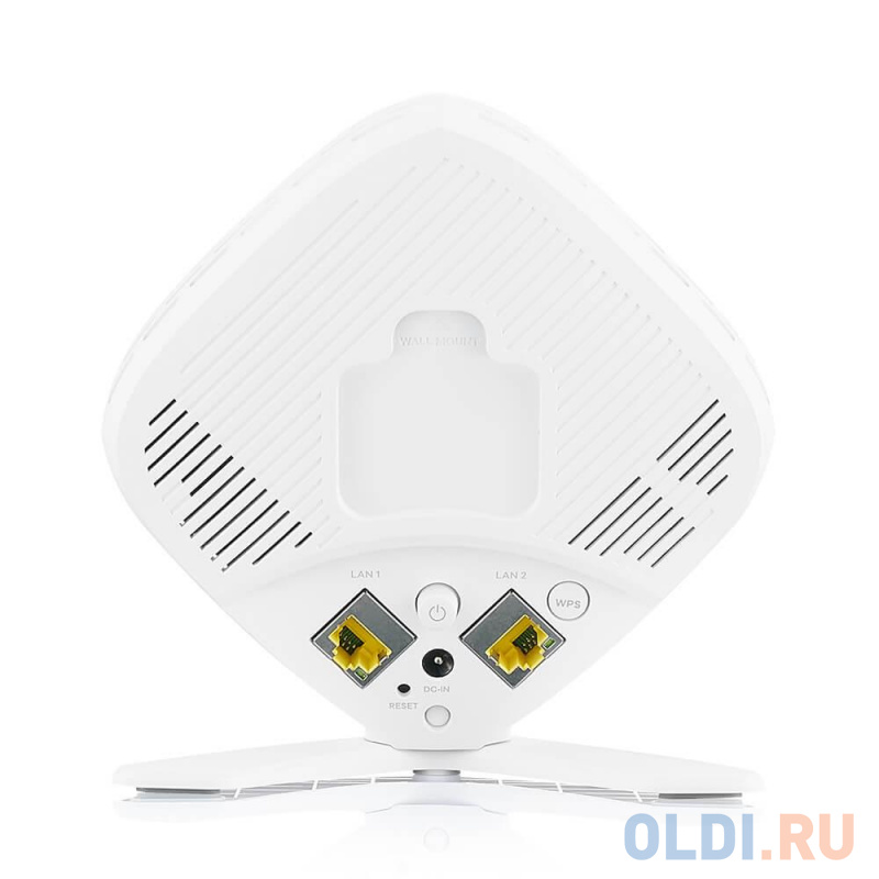 Точка доступа/мост/повторитель Zyxel WX3100-T0, AX1800, 802.11a/b/g/n/ac/ax (600+1200 Мбит/с), EasyMesh, 2xLAN GE фото
