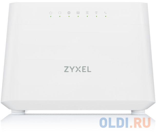 Гигабитный Wi-Fi маршрутизатор Zyxel EX3301-T0, AX1800, Wi-Fi 6, MU-MIMO, EasyMesh, 802.11a/b/g/n/ac/ax (600+1200 Мбит/с), 1xWAN GE, 4xLAN GE, 2xFXS EX3301-T0-EU01V1F - фото 2
