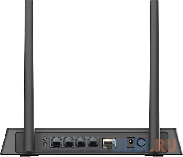 Роутер беспроводной D-Link DIR-615/GFRU (DIR-615/GFRU/R2A) N300 1000BASE-X SFP черный фото