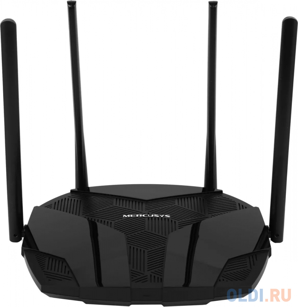Беспроводной маршрутизатор Mercusys MR80X 802.11ax 2976Mbps 2.4 ГГц 5 ГГц 3xLAN черный фото