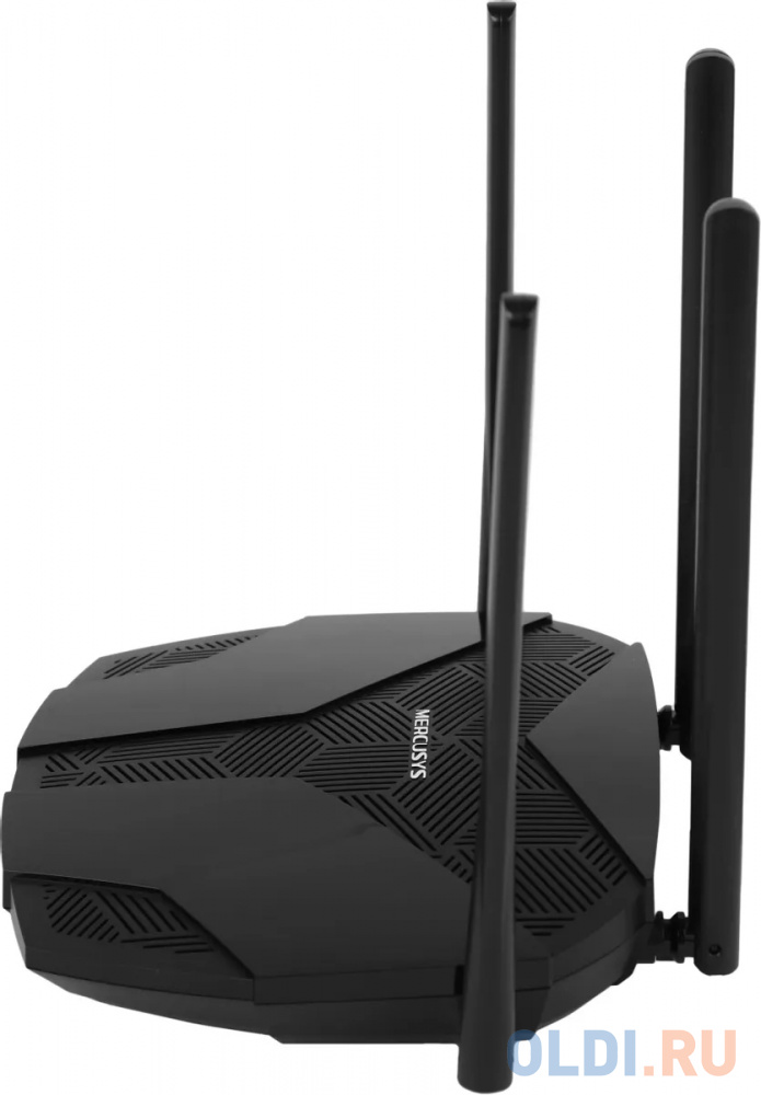 Беспроводной маршрутизатор Mercusys MR80X 802.11ax 2976Mbps 2.4 ГГц 5 ГГц 3xLAN черный фото