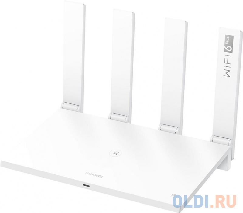 

Беспроводной маршрутизатор Huawei WS7200 (AX3 QUAD-CORE) 802.11ax 2400Mbps 2.4 ГГц 5 ГГц 3xLAN LAN белый