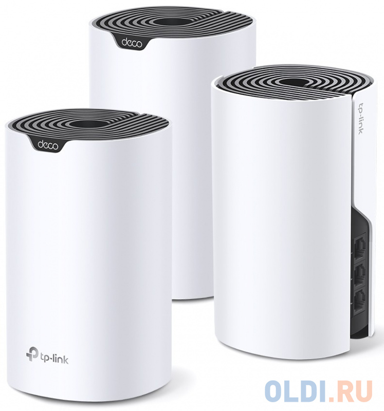 Wi-Fi система TP-LINK Deco S7(3-pack) 802.11aс 1300Mbps 2.4 ГГц 5 ГГц 3xLAN белый фото