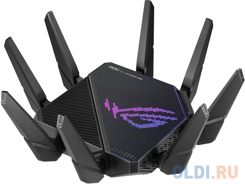 ASUS ROG GT-AX11000 PRO //802.11b/g/n/ac, ax, до 1148 + 4804Mbps, 2,4 + 5 gGz, 8 antenna, USB, GBT LAN ; 90IG0720-MU2A00 фото
