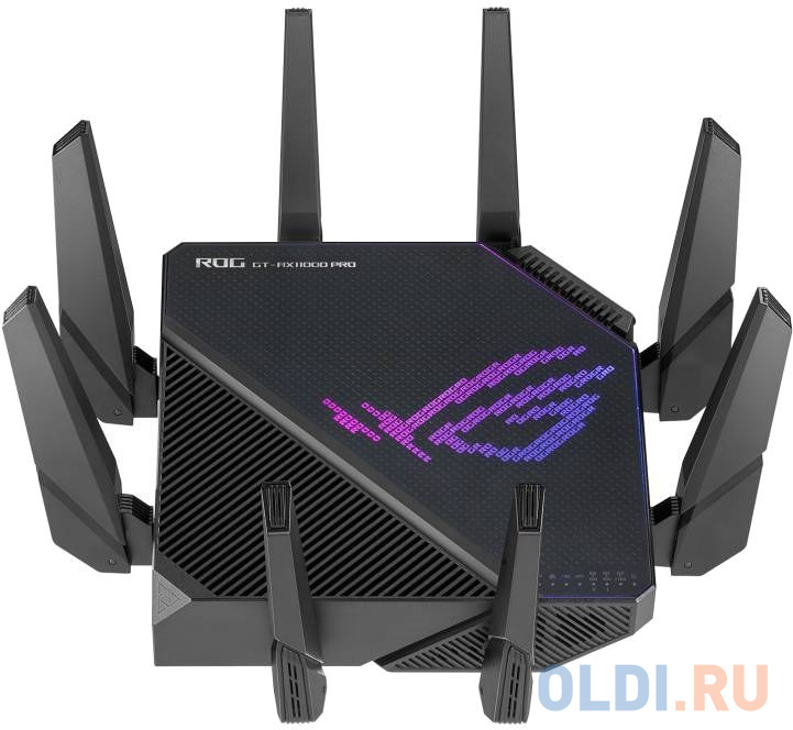 ASUS ROG GT-AX11000 PRO //802.11b/g/n/ac, ax, до 1148 + 4804Mbps, 2,4 + 5 gGz, 8 antenna, USB, GBT LAN ; 90IG0720-MU2A00 фото