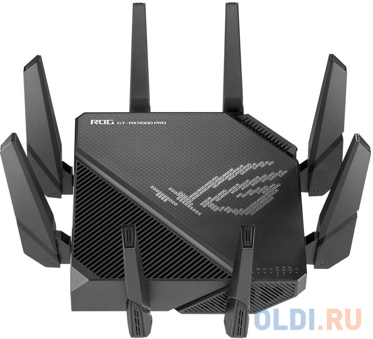 ASUS ROG GT-AX11000 PRO //802.11b/g/n/ac, ax, до 1148 + 4804Mbps, 2,4 + 5 gGz, 8 antenna, USB, GBT LAN ; 90IG0720-MU2A00 фото