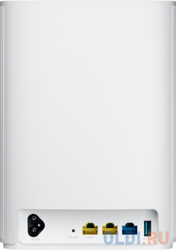 Бесшовный Mesh роутер Asus ZenWiFi XP4 (XP4(1-PK)) AX1800 10/100/1000BASE-T компл.:устройство/крепления/адаптер белый (упак.:1шт) фото