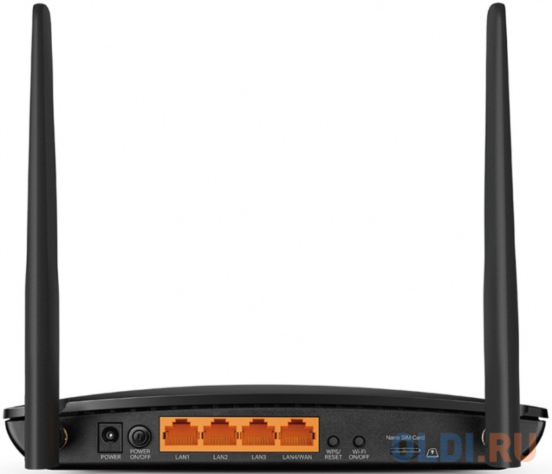 Беспроводной маршрутизатор TP-LINK Archer MR500 802.11aс 867Mbps 2.4 ГГц 5 ГГц 3xLAN черный фото