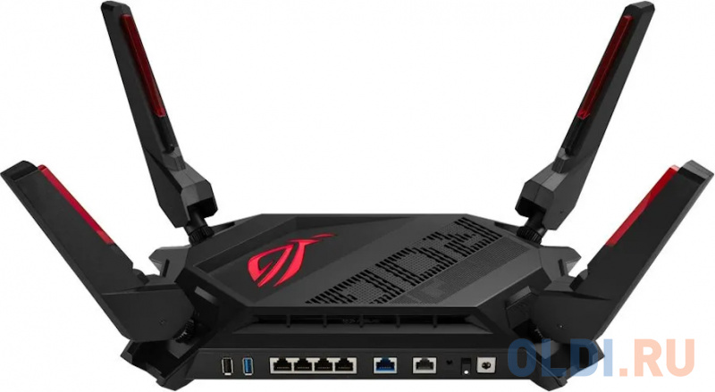Беспроводной маршрутизатор ASUS GT-AX6000 802.11ax 5952Mbps 2.4 ГГц 5 ГГц 4xLAN USB черный фото