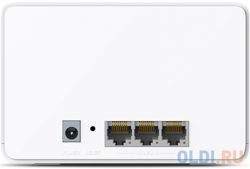 Wi-Fi система Mercusys Halo H80X (2-pack) 802.11ax 2402Mbps 2.4 ГГц 5 ГГц 3xLAN белый фото
