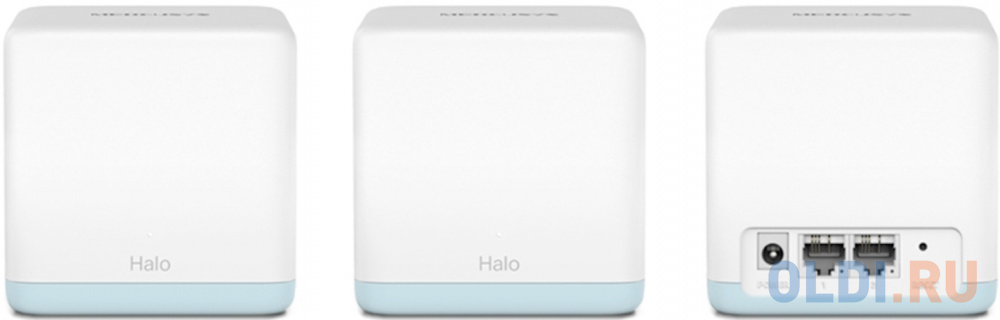 Wi-Fi система Mercusys Halo H30 (3-PACK) 802.11aс 867Mbps 2.4 ГГц 5 ГГц 2xLAN белый, размер 88x88x88 мм Halo H30 (3-PACK) Halo H30 (3-PACK) - фото 2
