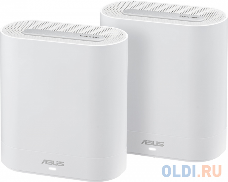 

Бесшовный Mesh роутер Asus EBM68 (EBM68 (W-2-PK)) AX7800 100/1000/2500BASE-T белый (упак.:2шт)