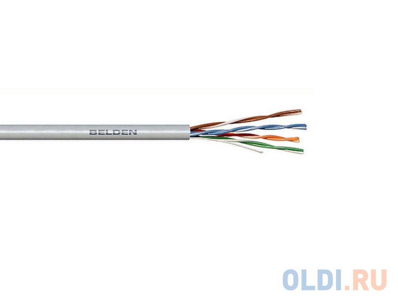 

Кабель UTP категория 5e Belden 1583E.00U305 4X2X24AWG PVC универсальный серый 305м