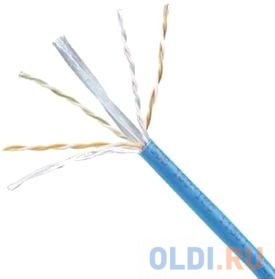 

Кабель информационный Panduit NUL6C04BU-KE кат.6 U/UTP не экранированный 4X2X24AWG LSZH внутренний 305м синий