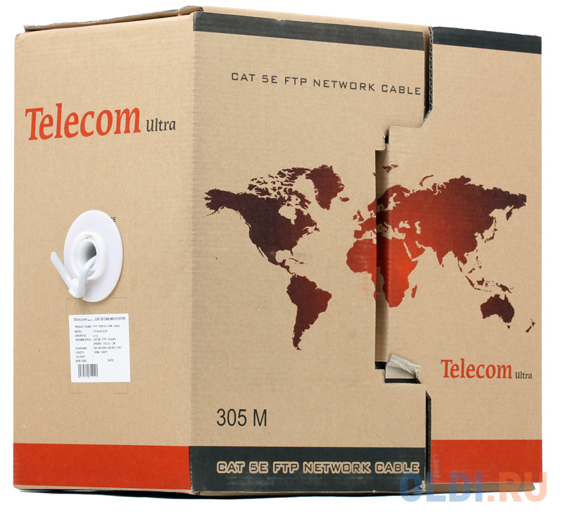 Кабель Telecom Ultra FTP 4 пары кат.5е (бухта 305м) p/n: TFS44050E\\44048e - фото 4