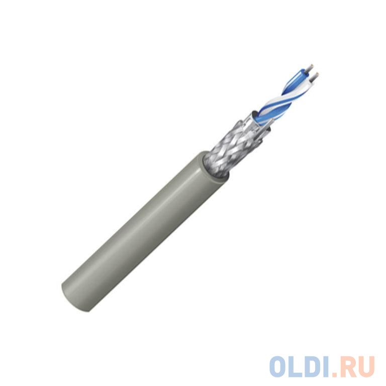 

Кабель информационный Belden 9841.01305 RS-485 SF/UTP общий экран в оплётке 1X2X24AWG 5.89AWG PVC универсальный 305м хром
