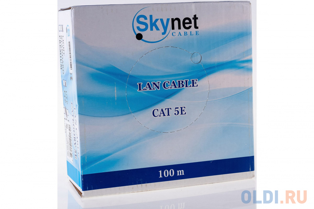 SkyNet Кабель UTP outdoor 4x2x0,51, медный, FLUKE TEST, кат.5e, однож., (100м) box, черный [CSP-UTP-4-CU-OUT/100] фото