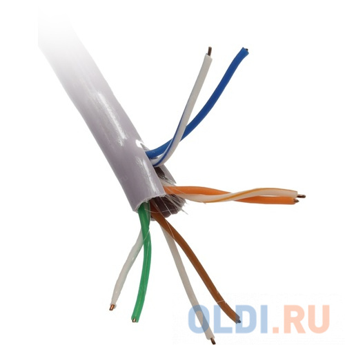 Exegate EX264556RUS Кабель UTP 4 пары кат.5e Exegate 100% медь, бухта 305м, серый, PVC фото