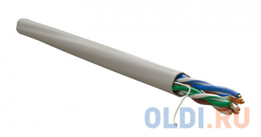 

Кабель информационный WRline WR-UTP-4P-C5E-L-PVC-GY кат.5E U/UTP 4X2X24AWG 0.48AWG PVC внутренний 305м серый